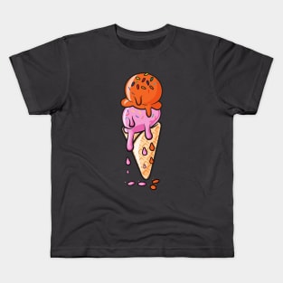 Scoop of Summer - Illustration Ice Cream Kids T-Shirt